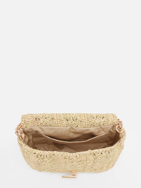 Cross Body Tas Moon Raphia Vanessa bruno Goud moon raphia 91V40326 ander zicht 3