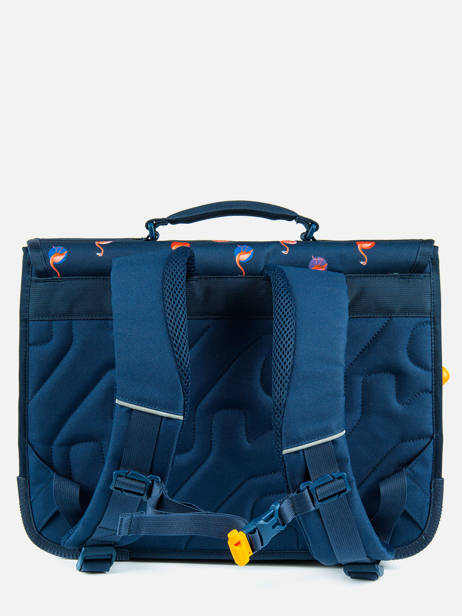 Boekentas 2 Compartimenten Lily Girls Stones and bones Blauw girls G ander zicht 4